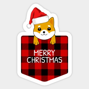 Christmas Dog Sticker